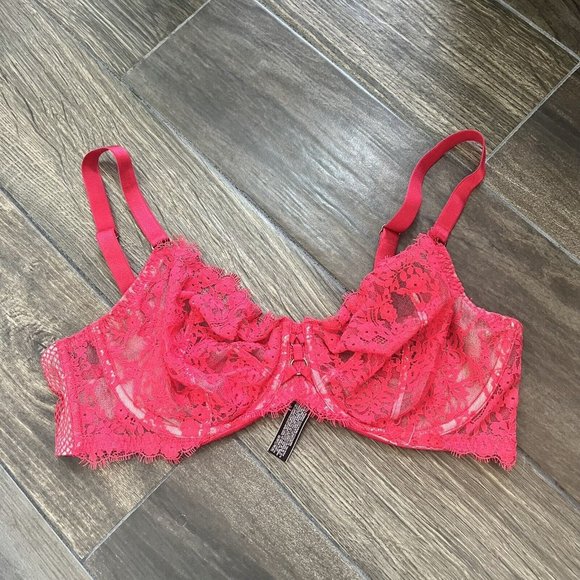 women'secret Splendido Reggiseno Push-up in Pizzo Rosa, 3B Donna women'secret Splendido Reggiseno Push-up in Pizzo Rosa, 3B Donna